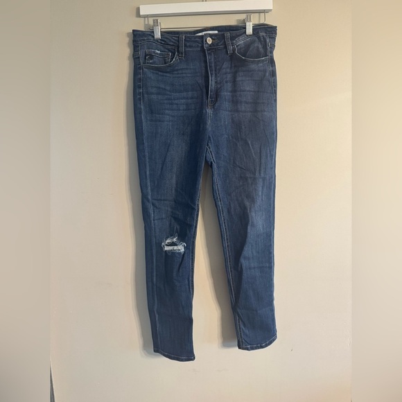KanCan Blue Skinny Jeans Distressed - Picture 1 of 4